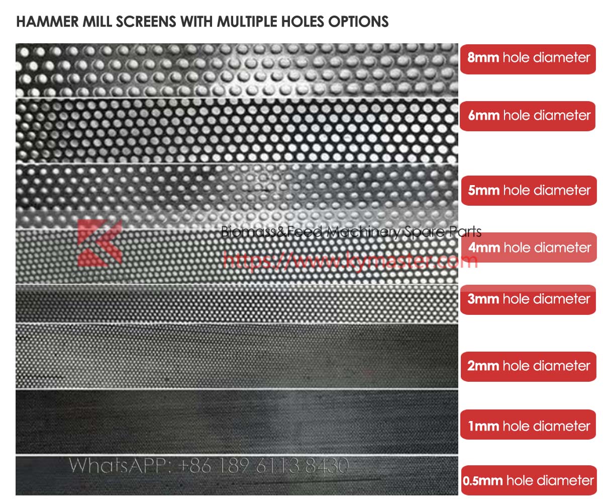 hammer mill Screen holes2